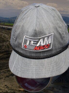VTG Team Arco Gray Rope Hat Cap USA Gas Oil Alaska Marine Fuel